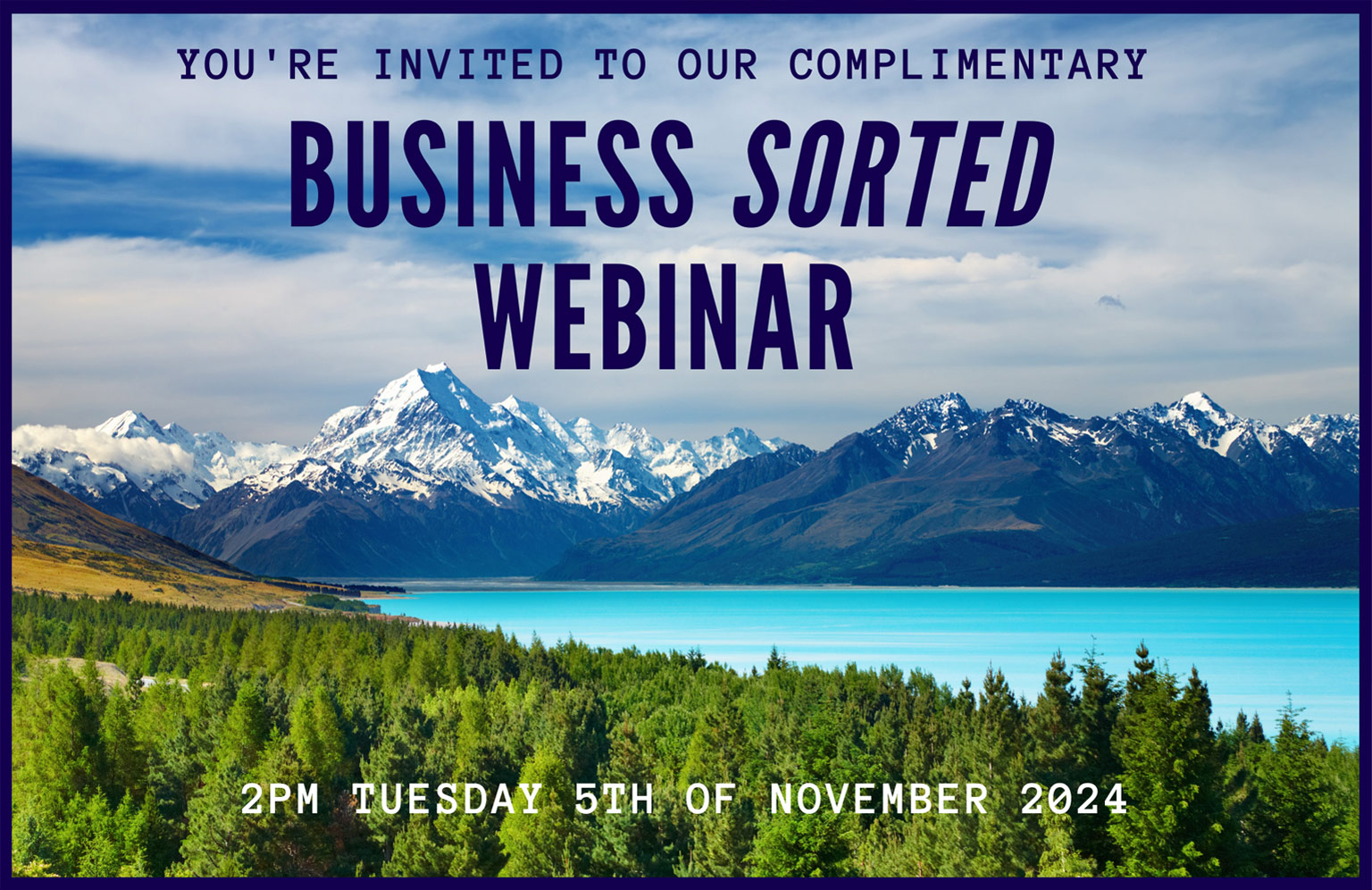 Business Sorted webinar