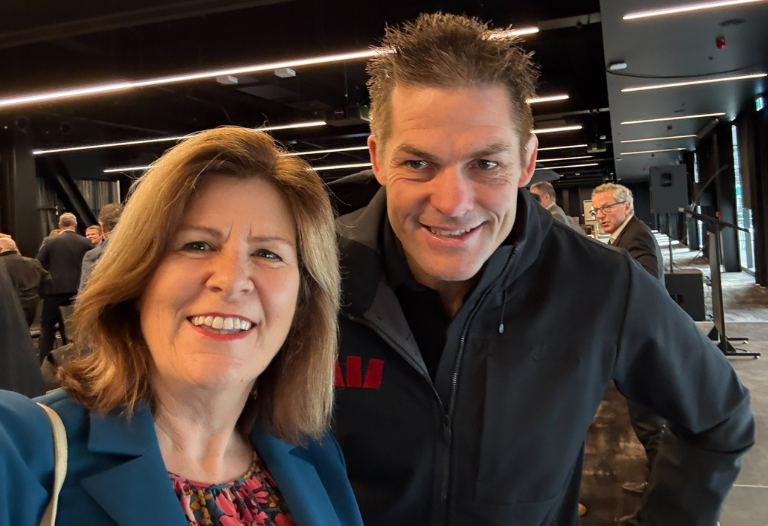 Louise Neville is with Richie McCaw